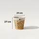 Straw Trash Can & Tissue Box